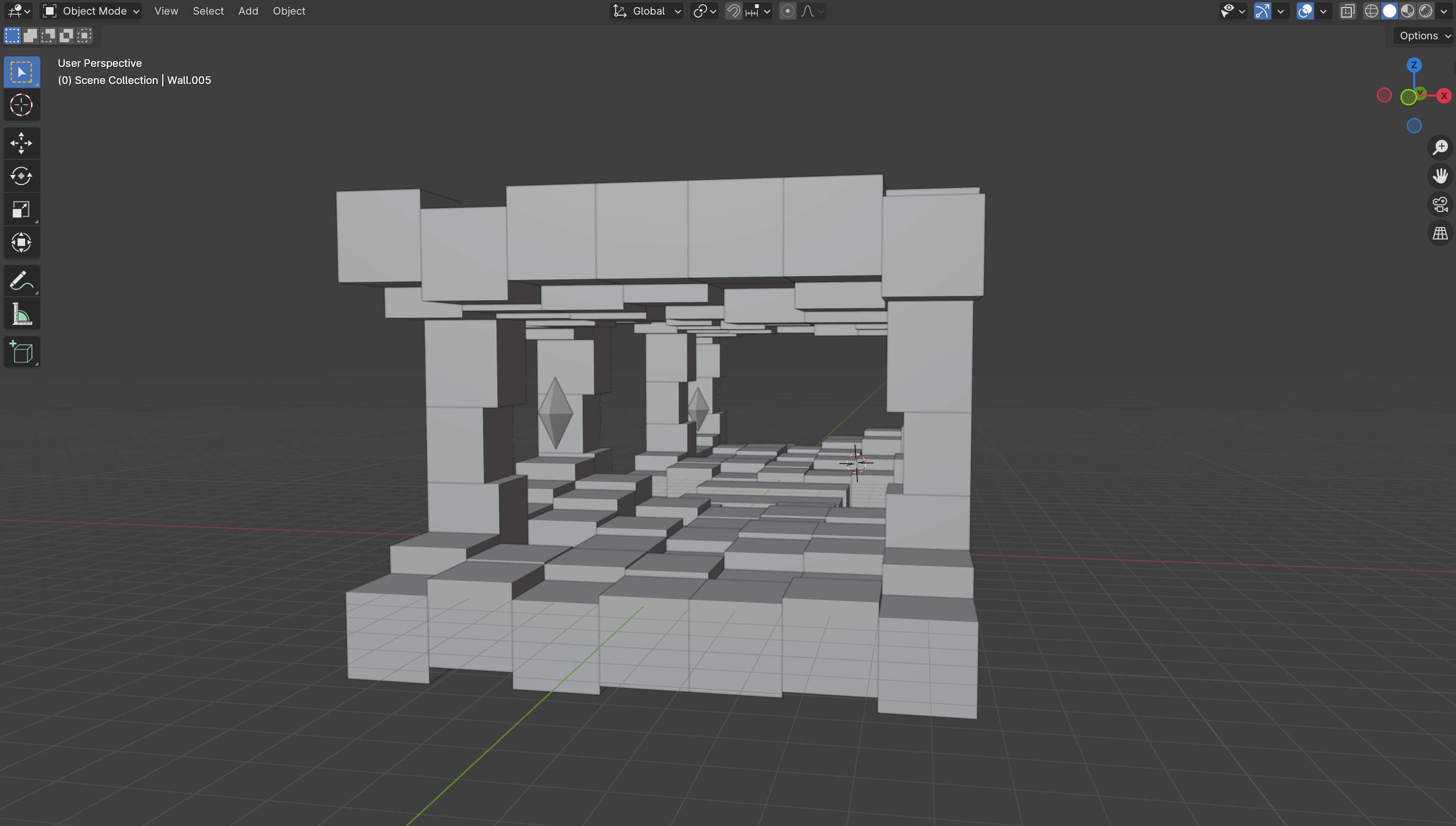 3D scene creation in Blender
